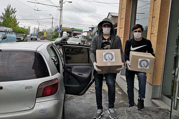 AEF volunteers deliver assistance in Armenia