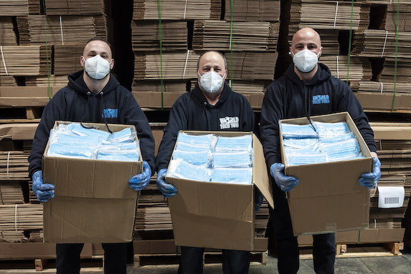 The Covid-19 Armenian Community Task Force through the generous donation from Los Angeles-area business owners Kev Kouyoumjian, along with his brother Vic Kouyoumjian and their father Jacques Kouyoumjian, will be distributing thousands of masks to the local community.