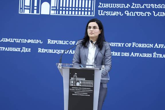 Armenia’s foreign ministry spokesperson Anna Naghdalyan