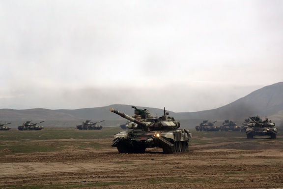 Azerbaijani tanks