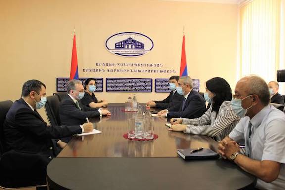 The foreign ministers of Armenia and Artsakh, Zohrab Mnatsakanyan and Masis Mayilyan met in Stepanakert on July 4