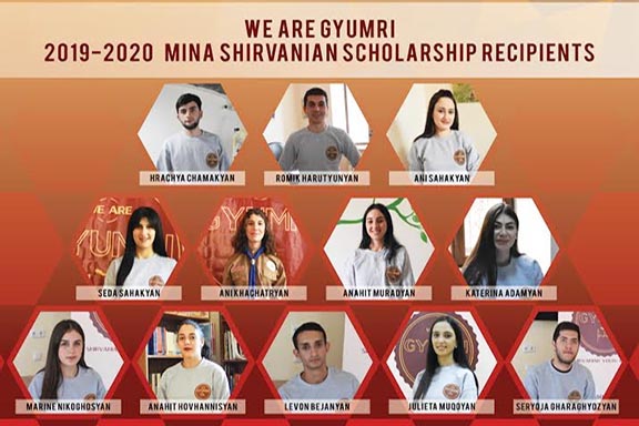 The 2019-2020 Mina Shirvanian Scholarship recipients