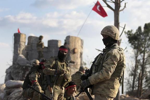 Ankara-backed Syrian mercenaries in Azerbaijan (AP photo)