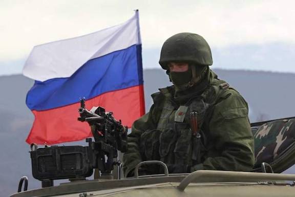 A Russian peacekeeper in Karabakh