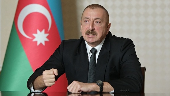 Azerbaijani president Ilham Aliyev
