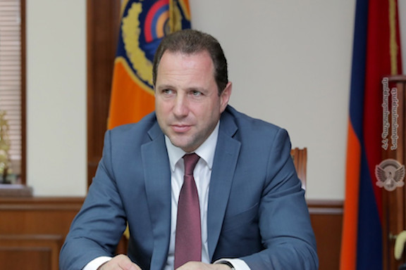 Defense Minister Davit Tonyan resigned on Nov. 20