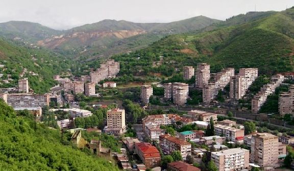 City of Kapan in Armenia's Syunik Province