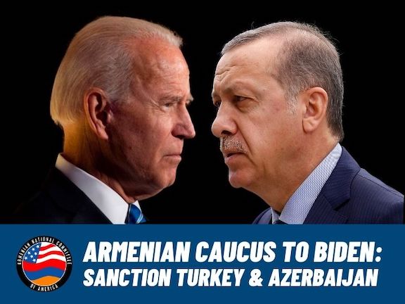 Armenian Caucus Demands Sanctions on Turkey and Azerbaijan ahead of Biden-Erdogan Meeting - Vimarsana News